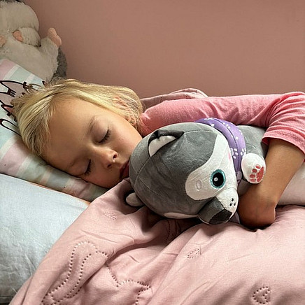 Mīkstā rotaļlieta plīša suns-spilvens 70 cm Kruzzel 24714