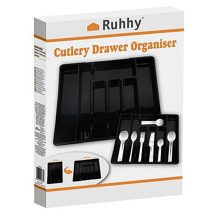 Plastic drawer insert/organizer Ruhhy 24748