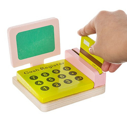 Koka rotaļu veikals ar piederumiem Kruzzel 24888