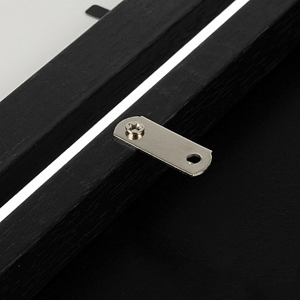 Atverams bērnu zīmējumu rāmis A4 Kruzzel 25419, melns