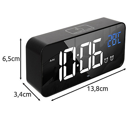 Alarm clock - LED clock Izoxis 24736