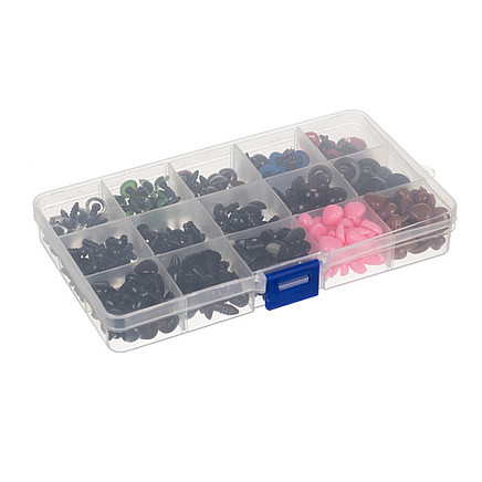 Drošības actiņas un deguntiņi rotaļlietām Maaleo 25761, 560 gab. komplekts