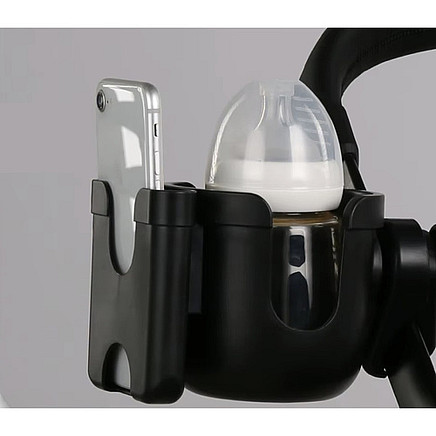 Universāls 2-in-1 krūzīšu un telefona turētājs ratiem KRUZZEL 25347