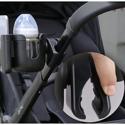 Universāls 2-in-1 krūzīšu un telefona turētājs ratiem KRUZZEL 25347