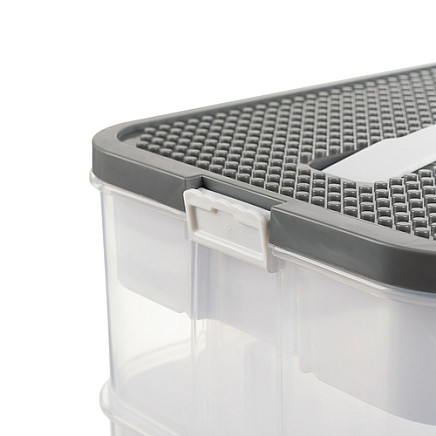 Pudełko na klocki- 2 poziomy Kruzzel 25756