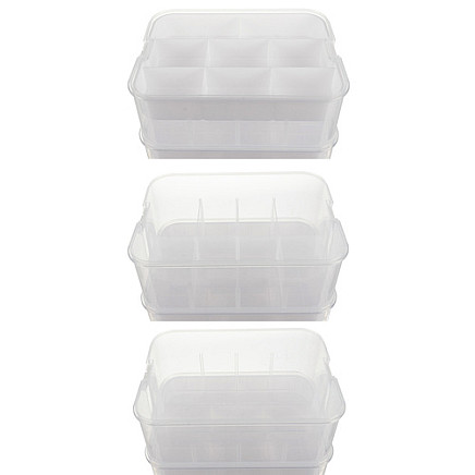 Pudełko na klocki- 2 poziomy Kruzzel 25756