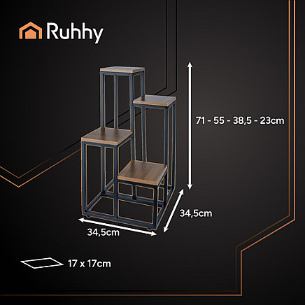 Standing flower stand 69 cm Ruhhy 25997