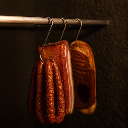 Smoking hooks - set of 15 Kaminer 25553