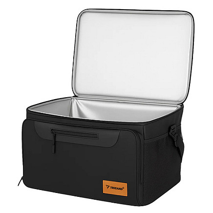 Liela piknika termosoma Trizand 30L 25635, melna