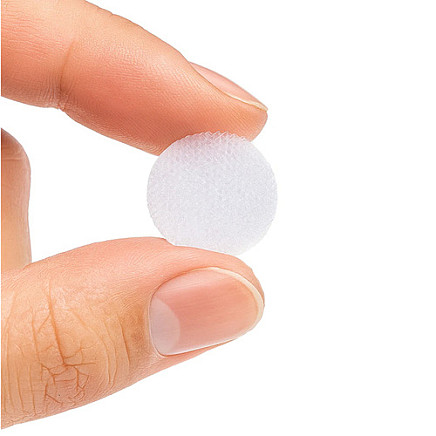 Self-adhesive Velcro 18mm 500pcs white Ruhhy 25884