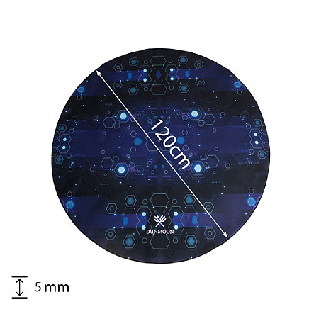 Gaming mat under the chair round Dunmoon 25956