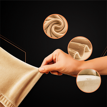 Ruhhy 26031 beige sofa cover 145-185cm