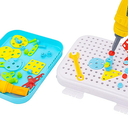 Kreatīvais konstruktors mozaīka ar skrūvgriezi 26105