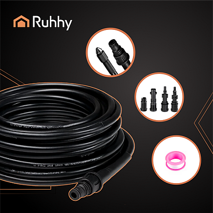 Pipe cleaning hose with adapter 20m Ruhhy 26133