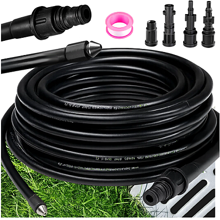 Pipe cleaning hose with adapter 15m Ruhhy 26132