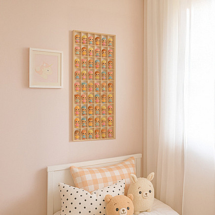 Wooden shelf for dolls Kruzzel 26969