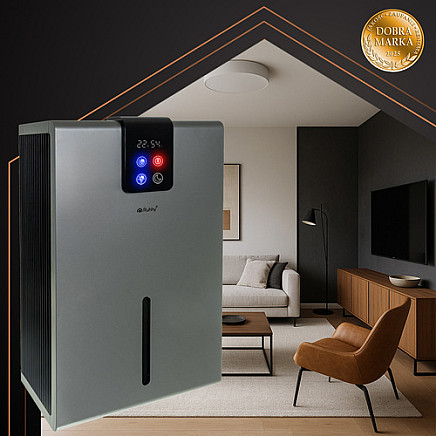 Gaisa sausinātājs Ruhhy 26496 ar tālvadības pulti, sudraba krāsas