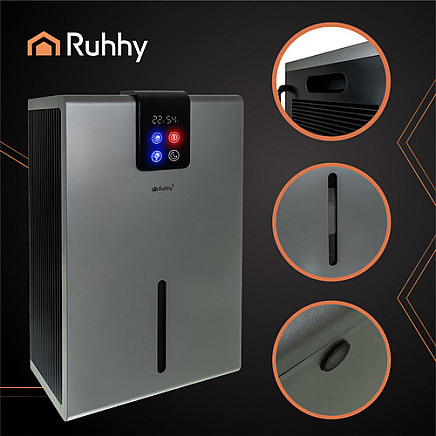 Gaisa sausinātājs Ruhhy 26496 ar tālvadības pulti, sudraba krāsas