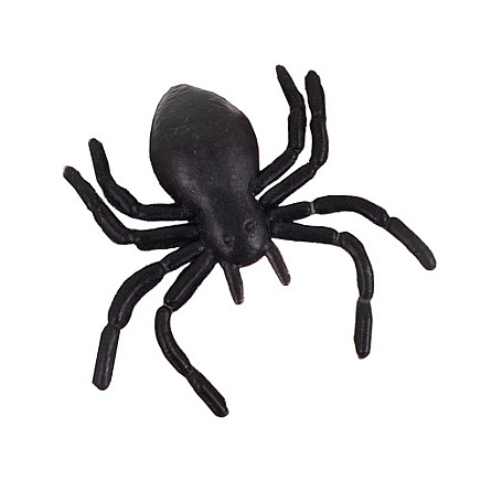Plastic spiders - decoration - 10 pcs Ruhhy 26028