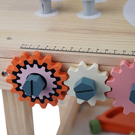 Koka darbagalds bērniem ar instrumentiem Kruzzel 26546