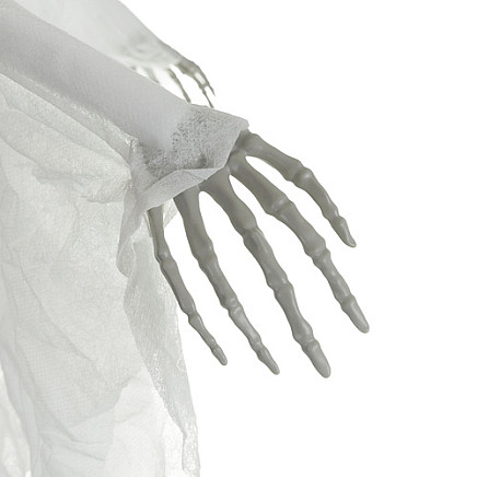 Piekarams skelets Ruhhy 26124, Helovīna dekorācija, 70 cm, balts