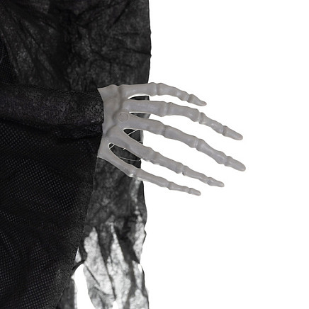 Piekarams skelets Helovīna dekorācija Ruhhy 26125, 70 cm, melns