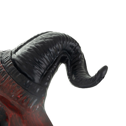 Velna maska ar ragiem Helovīnam Ruhhy 26123, sarkana