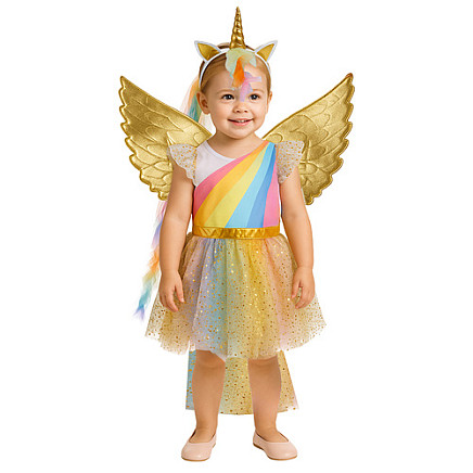 3-piece unicorn costume 110-116cm Kruzzel 26676 - 5900779960435 3-piece unicorn costume 110-116cm Kruzzel 26676