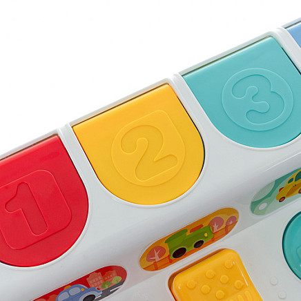 Attīstošā pop-up rotaļlieta ar transportlīdzekļiem KRUZZEL 26379