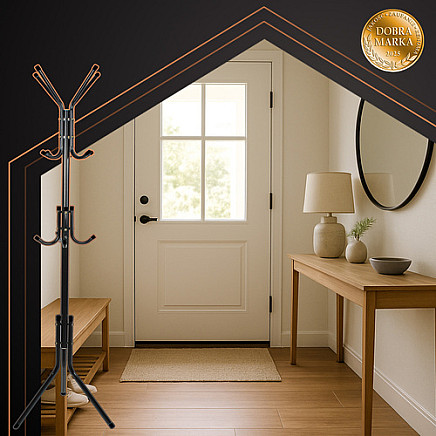 Stāvpakaramais drēbēm Ruhhy 26362, 175 cm, melns