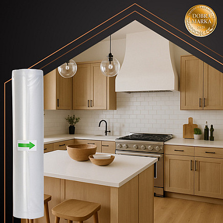 Gofrēta vakuuma plēve ruļļos Ruhhy 26077, 28x600 cm