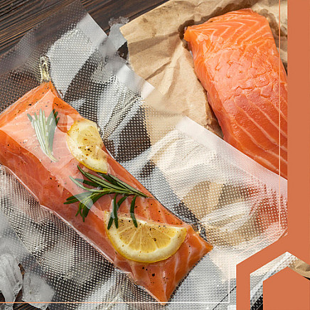 Gofrēta vakuuma plēve ruļļos Ruhhy 26077, 28x600 cm