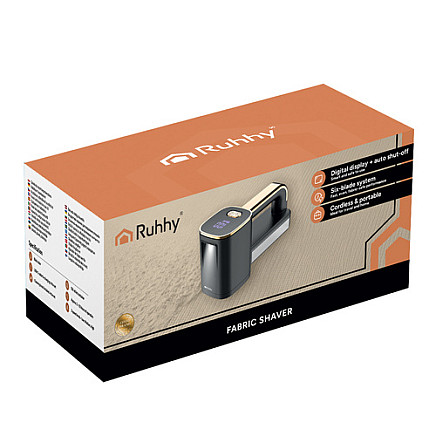 Ruhhy 26642 Cordless Clothes Shaver Black