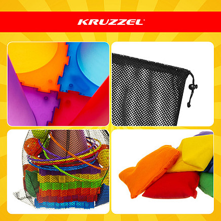 Veiklības spēle bērniem 3in1 Kruzzel 26514, gredzenu mešana