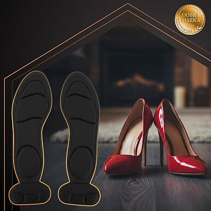 Black Ruhhy 26482 high heel shoe inserts