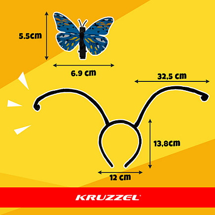 Tauriņa kostīms bērniem ar lieliem spārniem Kruzzel 26765