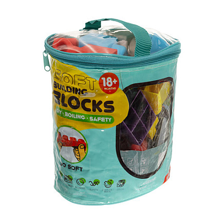 Mīkstie sensorie klucīši bērniem, 30 gab. komplekts 26576