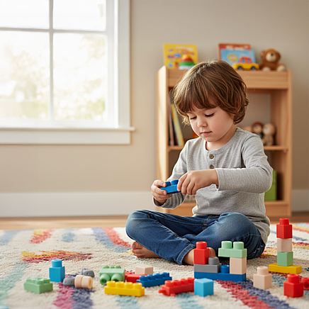 Mīkstie sensorie klucīši bērniem, 80 gab. 26575