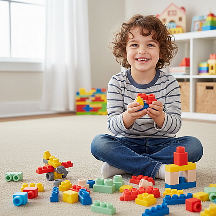 Mīkstie sensorie klucīši bērniem, 80 gab. 26575