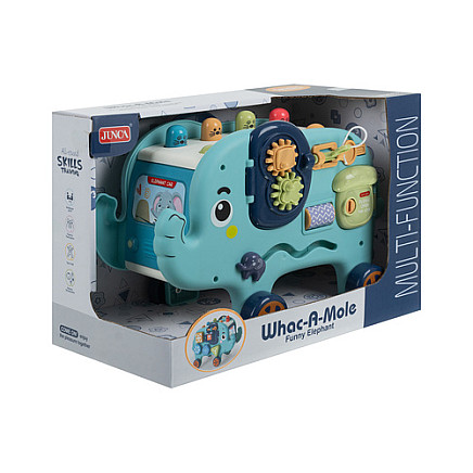 Interaktīvs zilonītis 26287, attīstošā Montesori rotaļlieta