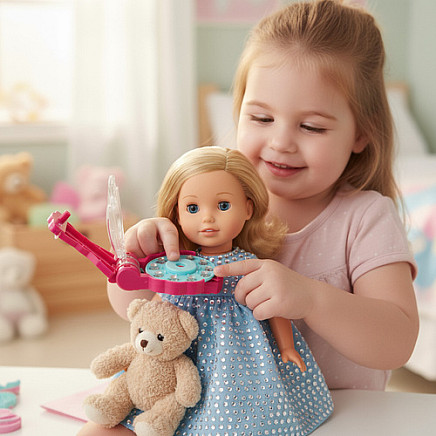 Matu rotāšanas ierīce ar 180 kristāliem, Glam spīdumu aplikators matiem un drēbēm 26726