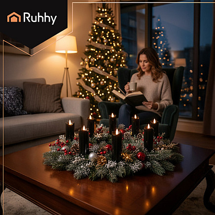 LED sveces 12 gab. 15cm Ruhhy 26382, melnas