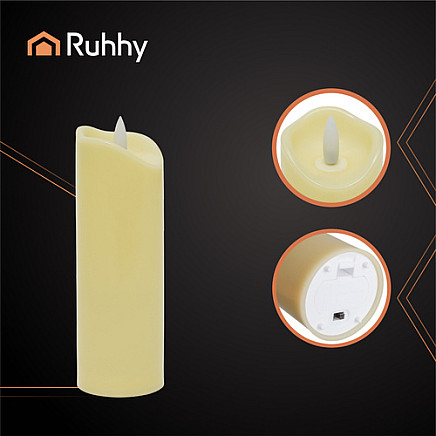 LED candle/insert 17x5cm 1pc Ruhhy 26720