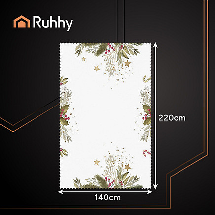 Christmas tablecloth 220x140cm Ruhhy 26378