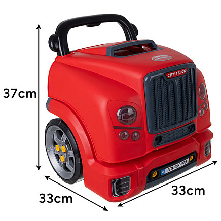 Iso Trade Būvniecības komplekts ar sarkano dzinēju 3 gadiem+