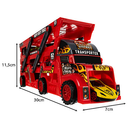 Iso Trade kravas automašīnu piekabes komplekts ar 6 automašīnām
