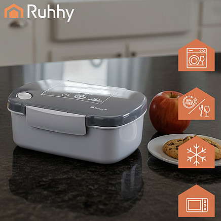 Lunchbox 800ml gray Ruhhy 26169