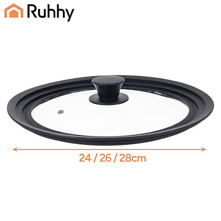 3-in-1 silicone lid 24/26/28cm Ruhhy 25560