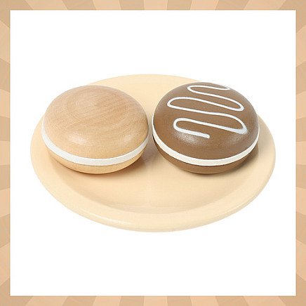 Koka tējas servīze Kruzzel 26543, 16 el. rotaļu komplekts bērnu virtuvei