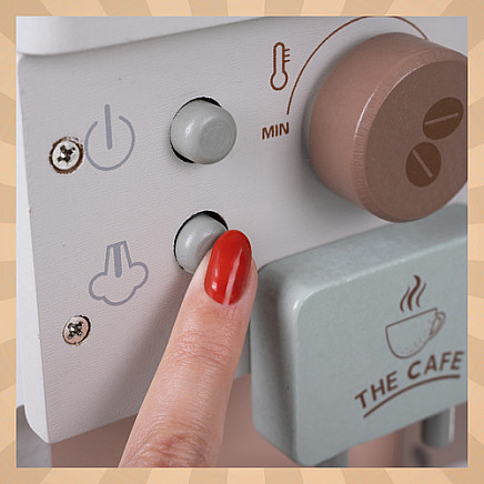 Koka kafijas automāts bērniem Kruzzel 26512 ar piederumiem